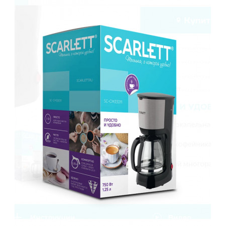 Кофеварка капельная SCARLETT SC-CM33011 черный