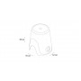 Корзина для белья Fixsen WENDY FX-7073-02 белая