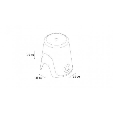 Корзина для белья FIXSEN WENDY FX-7073-49 фиолетовая