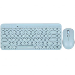Клавиатура + мышь беспроводная A4tech Fstyler (FG3200 Air 2 Blue) голубой