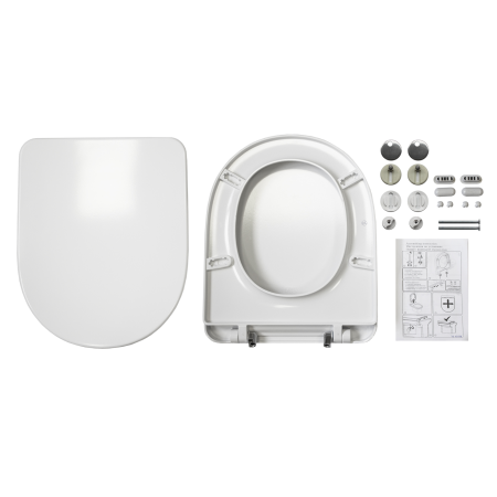 Сиденье для унитаза SANITALUXE 86951 белый