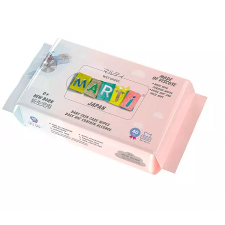 Влажные салфетки Marti 1427225 40 шт белый
