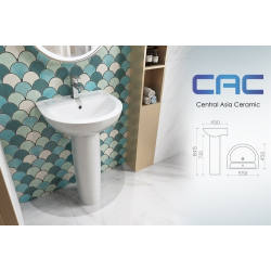 Раковина Central Asia Ceramic ZP003 белый
