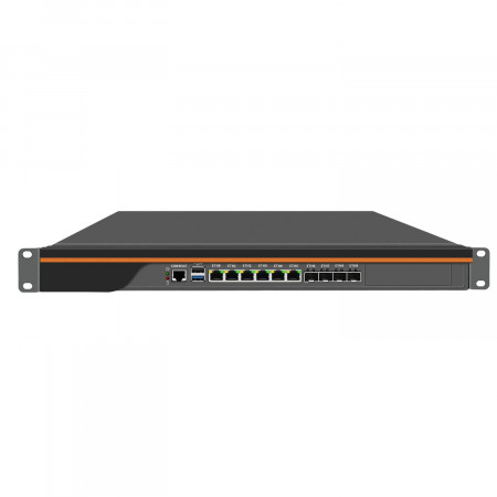 Сервер Supermicro 1U Rack (CSE‑512F‑350B) серый