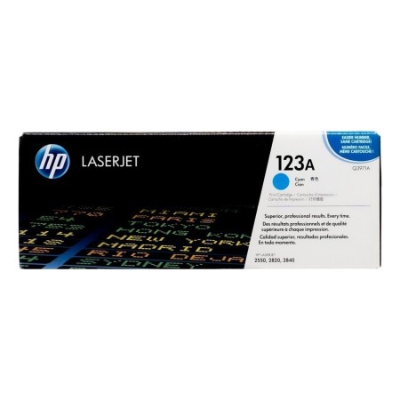 Картридж лазерный HP 123A (Q3971A) голубой (с чипом)