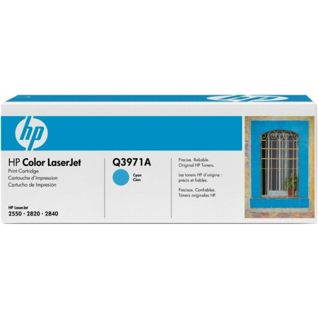 Картридж лазерный HP 123A (Q3971A) голубой