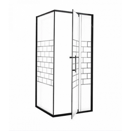 Душевое ограждение APPOLO 8AP83A-9 черный