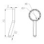 Лейка душевая Lemark LM0820C (213530) белый