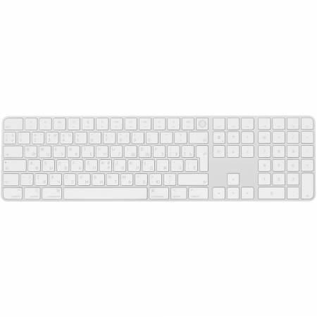Клавиатура беспроводная Apple Magic с Touch ID (MK2C3RS) белый