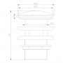 Донный клапан Lemark LM6680ORB (152677) черный