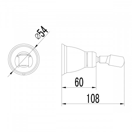Держатель для душа Lemark LM8008G (215203) золото