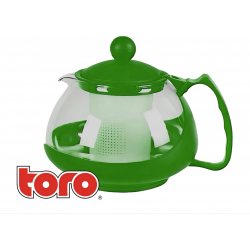 Чайник заварочный с пластиковым фильтром Toro 350623 700 мл зеленый