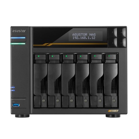 Сетевой накопитель ASUSTOR AS6806T тёмно-серый