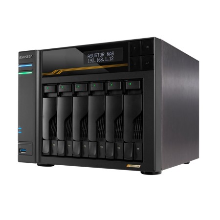 Сетевой накопитель ASUSTOR AS6806T тёмно-серый