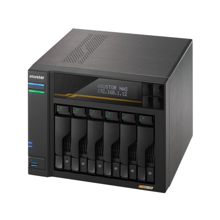 Сетевой накопитель ASUSTOR AS6806T тёмно-серый