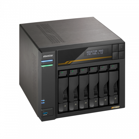 Сетевой накопитель ASUSTOR AS6806T тёмно-серый