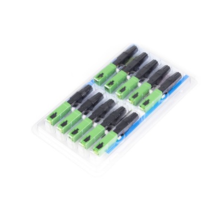 Коннектор А-Оптик SC (AO-1901 APC) 10 шт черный