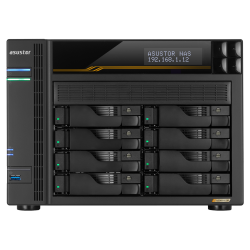 Сетевой накопитель ASUSTOR AS6808T тёмно-серый