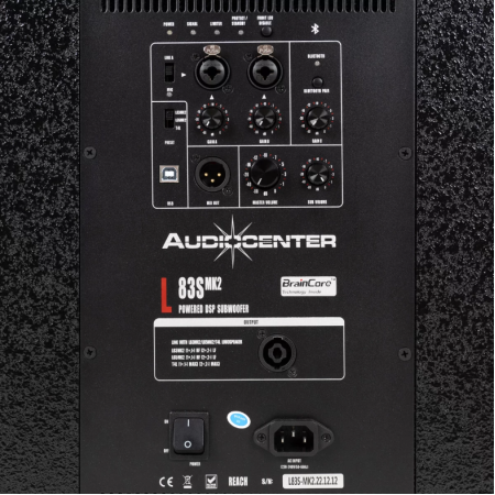 Сабвуфер Audiocenter L83S MK2 чёрный