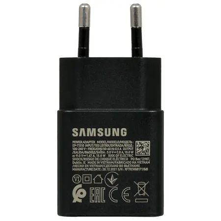 Сетевое зарядное устройство Samsung EP-T1510 (EP-T1510XBEGRU) черный