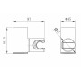 Держатель для душа Lemark LM8081C (215206) хром