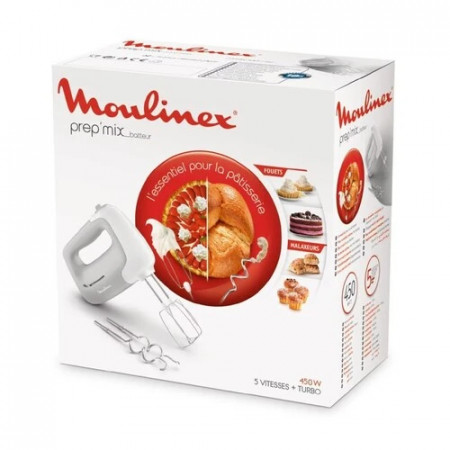 Миксер ручной Moulinex Prepmix HM450B10 (7211004232) Серый
