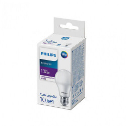 Лампочка Philips EcohomeLED Bulb 13W 1250lm (E27840) белый
