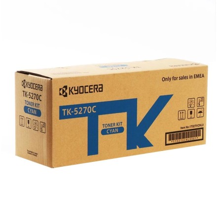 Тонер-картридж лазерный Kyocera TK-5270C (1T02TVCNL0) голубой (с чипом)