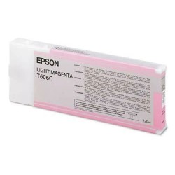 Картридж струйный Epson T606C (C13T606C00) светло-пурпурный (повышенная емкость) (с чипом)