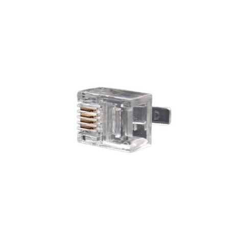 Коннектор RJ-9 (UTP RJ-9) 1000 шт прозрачный