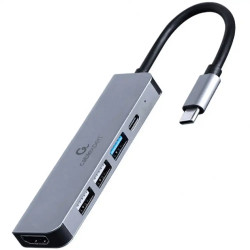 Док-станция Cablexpert A-CM-COMBO5-04 серый