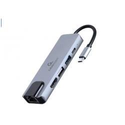 Док-станция Cablexpert A-CM-COMBO5-04 серый