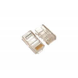 Коннектор Cablexpert RJ-45 PLUG5UP-INSERT 100 шт прозрачный
