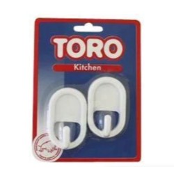 Держатель и крючок для ванной Toro 260038 белый