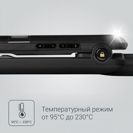 Выпрямитель для волос Rowenta Liss&Curl SF4216F0 черный