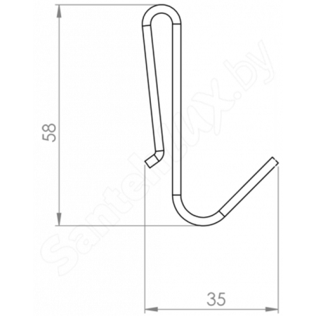 Набор крючков Lemark LM8200C (2669) хром