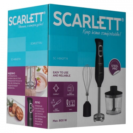 Блендер погружной SCARLETT SC-HB42F74 черный
