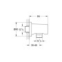 Подключение душевого шланга GROHE Rainshower (27057A00) темный графит