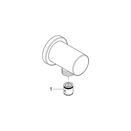 Подключение душевого шланга GROHE Rainshower (27057GL0) золотистый