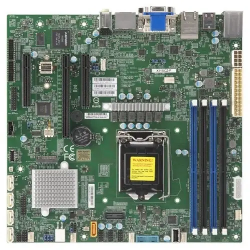 Серверная материнская плата Supermicro MBD-X11SCZ-F-O зеленый