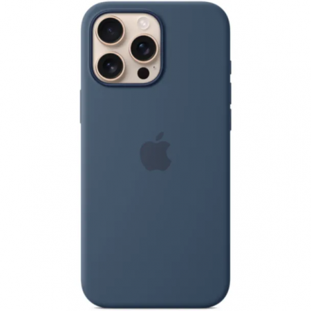 Чехол Apple Silicone Case with MagSafe (MYYU3ZM/A) для Apple iPhone 16 Pro Max синий
