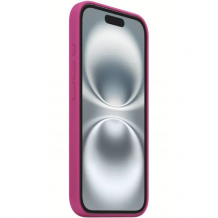 Чехол Apple Silicone Case (MYYN3ZM/A) для Apple iPhone 16 Pro фуксия