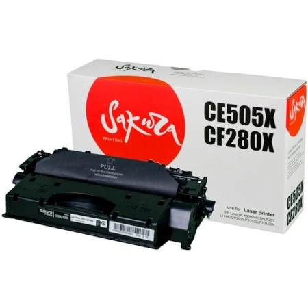 Картридж лазерный Sakura CE505X/CF280X черный