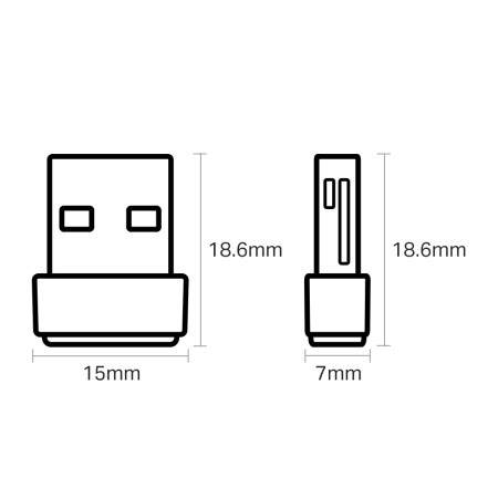 Wi-Fi адаптер TP-Link Archer T600U Nano черный