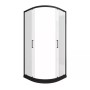 Душевое ограждение BRAVAT Blackline (BS090.1201B) черный