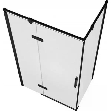 Душевое ограждение Bravat Blackline R (BS120.3112AB) черный