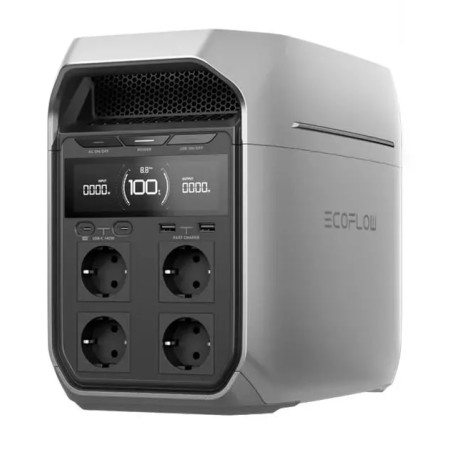 Портативный аккумулятор EcoFlow Delta 3 Plus серый