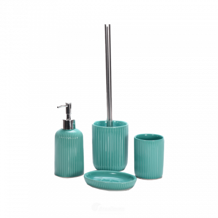 Cтакан д/зубн. щеток Аквалиния CE1610B-TB (4630072041715) бирюзовый