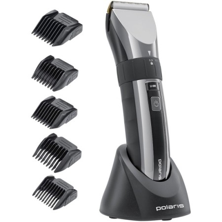 Машинка для стрижки волос Polaris PHC-3017RC черный хром