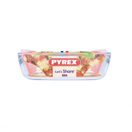 Форма для выпекания Pyrex Let share (408В000) прозрачный